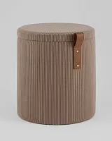 Пуф Руни S с ящиком, вельвет коричневый УТ000040197 Stool Group Пуф Руни S с ящиком, вельвет коричневый УТ000040197 Stool Group